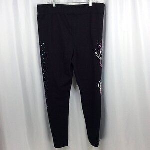 Beautiful Disaster Women's Leggings Size 3X Stars Can't Shine Without Darkness